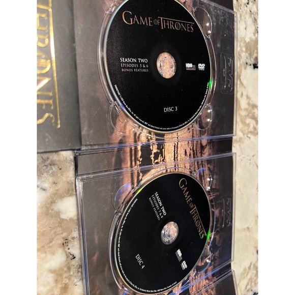 Game of Thrones The Complete Second 2nd 2 Season DVD 2013 5 Disc Box Set Fantasy - Picture 6 of 12
